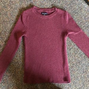 Maroon American Eagle crewneck sweater